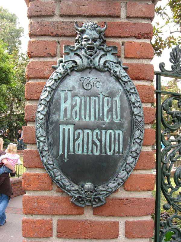 Look down when in line at “The Haunted Mansion,” and you might spot a wedding ring embedded into the concrete. It’s believed to belong to the hanging bride who you see on the ride.