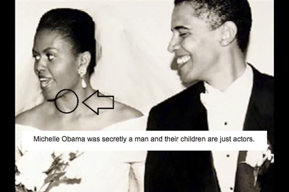 michelle obama married - Michelle Obama was secretly a man and their children are just actors.