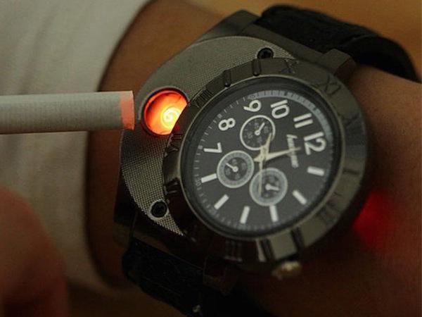 Time Burner Watch – $34.95: Never lose track of time or be without a lighter with this unique watch. Slide the watch face down to expose a flameless, windproof coil for all of your lighting needs.