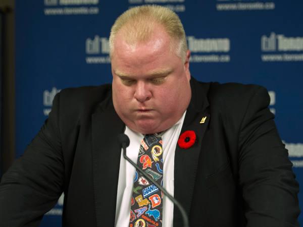 Former Toronto Mayor Rob Ford’s tie- $1,445:
He was wearing it when he confessed to smoking crack.