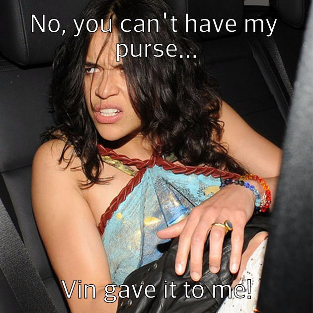 But, but, but it's my purse!
