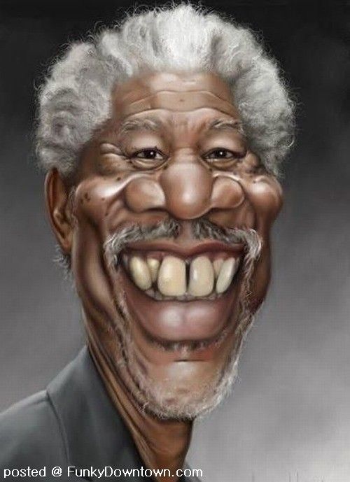 caricatures of famous people - posted @ FunkyDowntown.com
