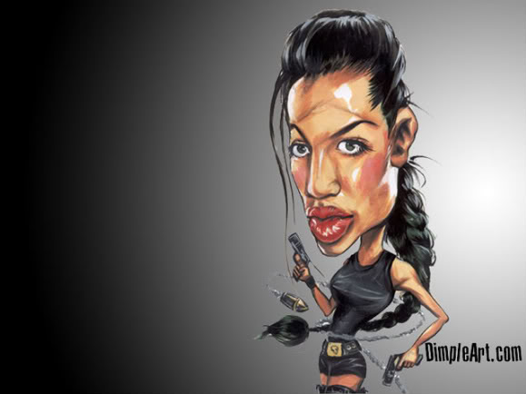 gray caricature - DimpleArt.com