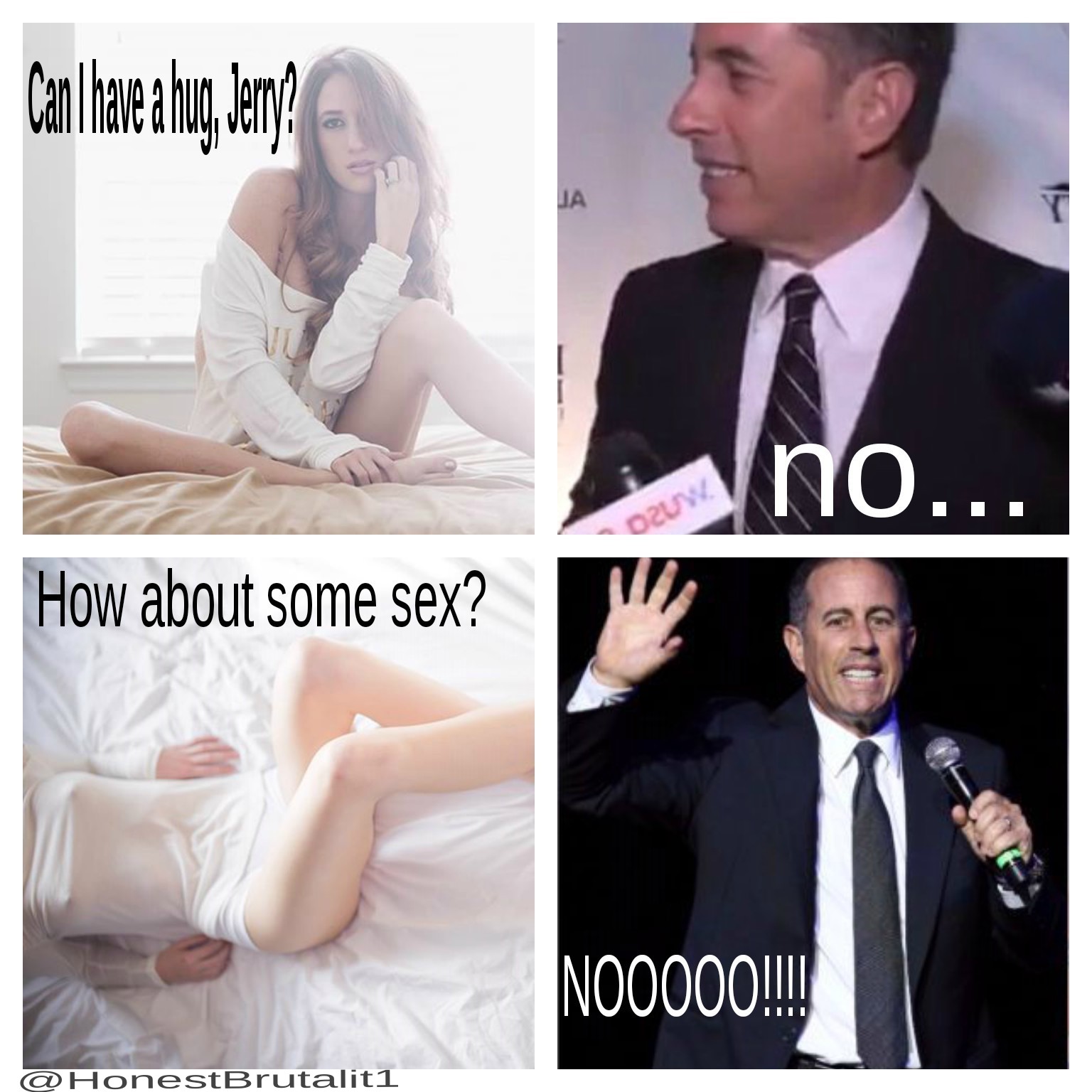 Don't feel bad Ke$ha, Jerry Seinfeld does this to all the ladies smh