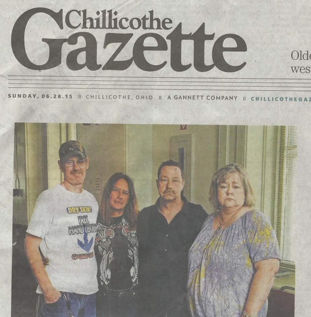 Funny tshirt that got on the front page of the local paper