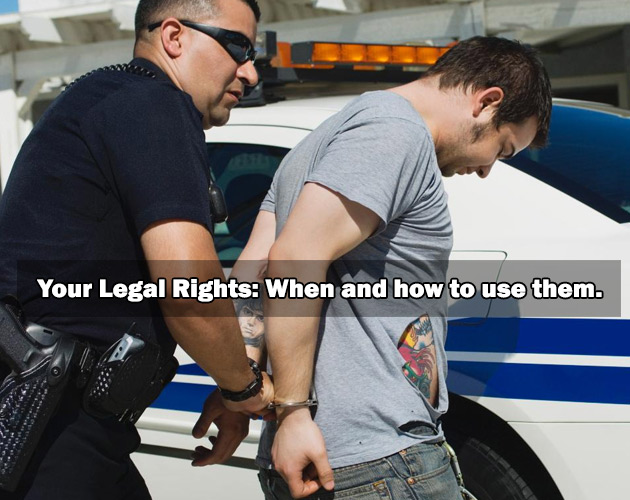 life skills not taught in school - criminal being arrested - Your Legal Rights When and how to use them.