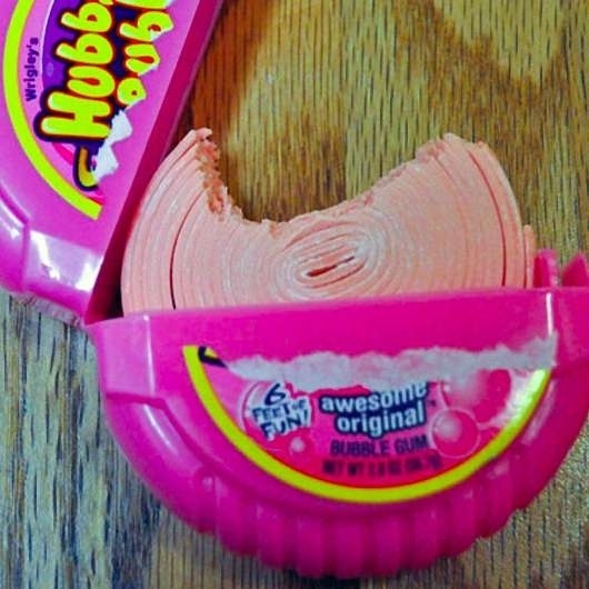 ocd triggers - Wrigley's chubby 900 awesome Original Bubble Gum