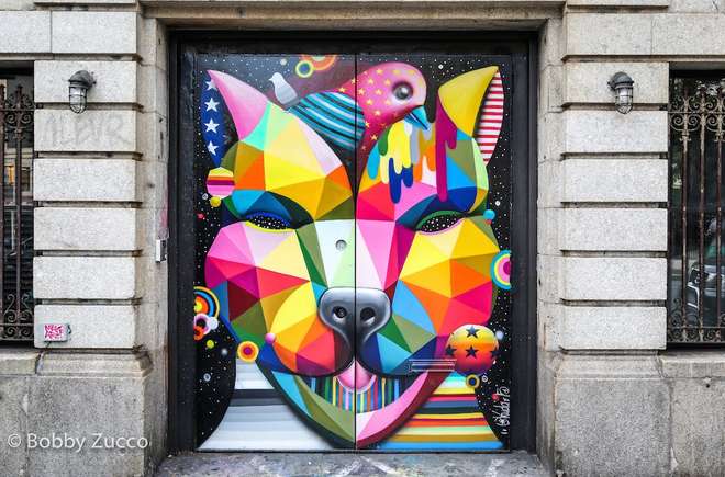 street art soho dog - Bobby Zucco