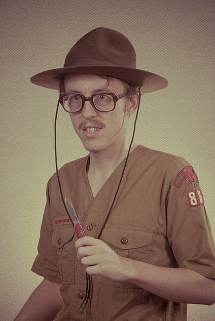 What a great day it is! The ban on homosexual boy scout leaders has been lifted and I 'm in a big knot about it. Finally Uncle Sam has realized how important homosexual adults are as role models for adolescent men. I myself believe everyone was created equal and I cant wait to lead a scout troop of my own one day. God Bless America!