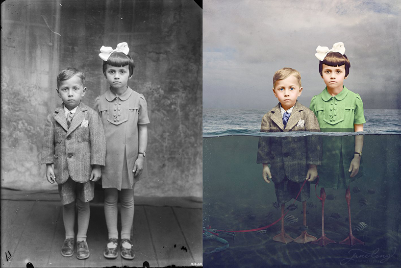 14 Old Photos Brought To Life With A Surreal Twist