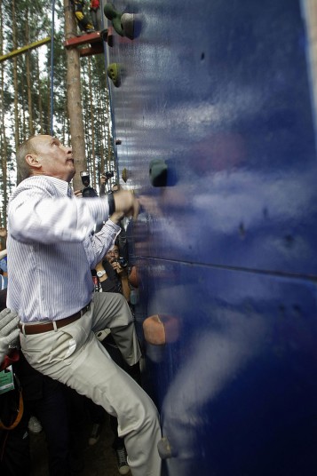 Putin climbing