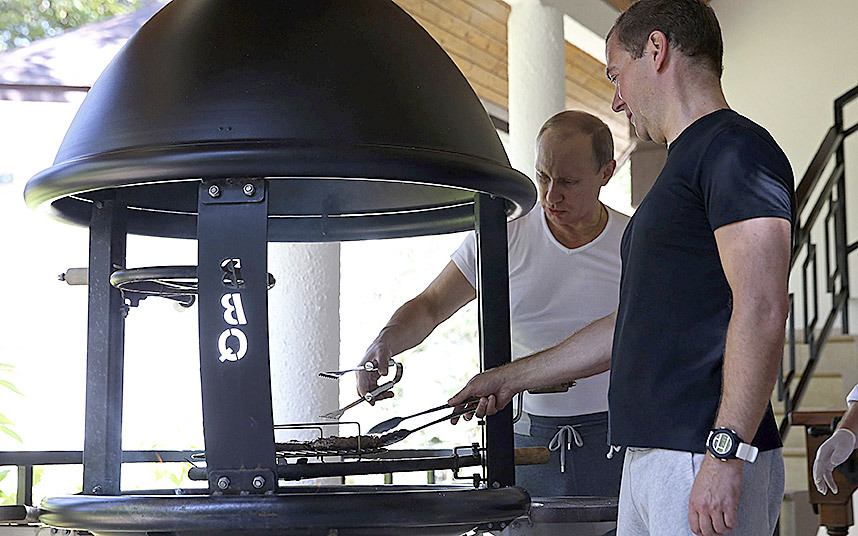 Putin grilling