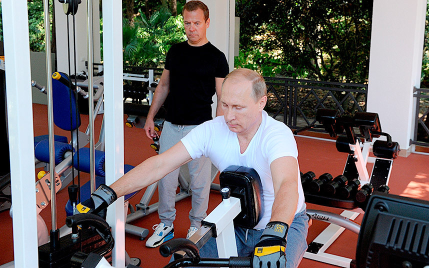 Putin pumping