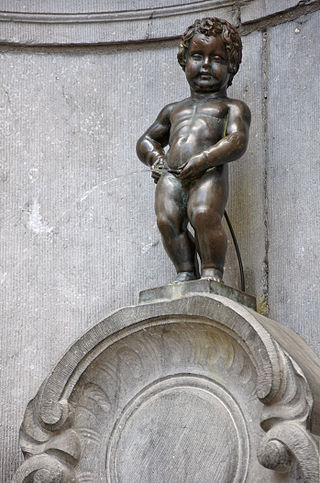 Little Man Pee Fountain: Le Petit Julien in Brussels has been endlessly peeing since 1618.