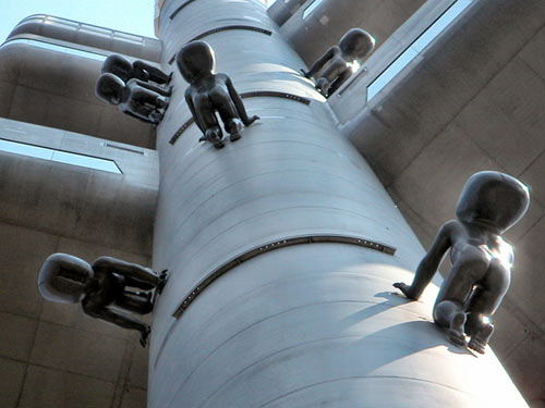 The Faceless Crawling Horror Babies of Prague: These precious babies can be seen crawling up the Žižkov Television Tower in the Czech Republic’s capitol.
