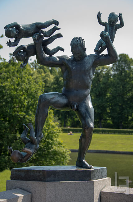 Man Attacked By Babies Monument: Located in Vigeland Sculpture Park in Oslo, Norway.