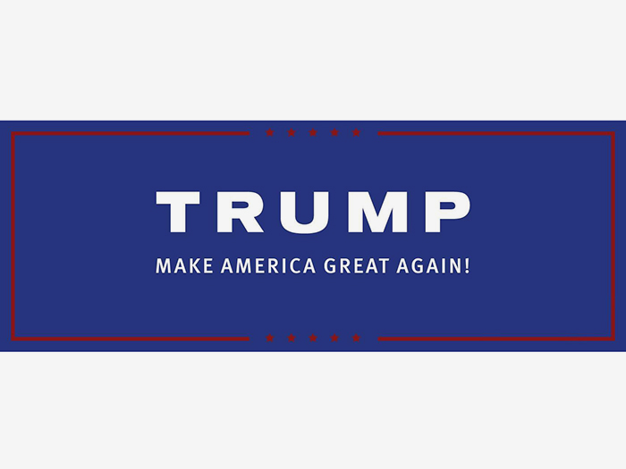 Donald Trump: Last and most certainly least is Mr. Donald J. Trump. I do have to say that Mr. Trump has in my opinion the best logo. Donald Trump is very proud of Donald Trump. This logo is big and bold. With white text on a blue and red background Trump’s logo is powerful with big bold lettering hanging over his idealist catch phrase. His name is so big that the message he is conveying to the voters is drowned out. The Trump logo however does remind me of other similarly formatted posters. Posters which many people consider to be the beginning of meme popularity, posters which suit all types of jokes and situations, usually with text and an image to go along with them. The two are so similar that the conclusion I have made is that Donald Trump is in fact a meme. 