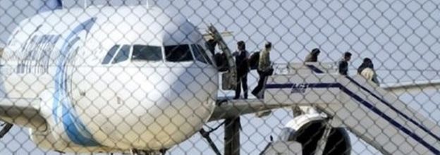 Fake Suicide Bomber Hijacks An Egyptian Airplane