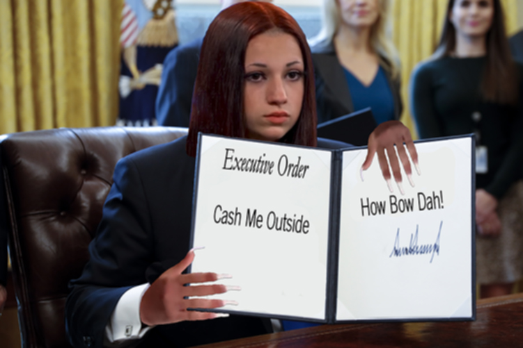 We Had A Photoshop Contest Of Trump Holding His Executive Order And The Submissions Are Hilarious
