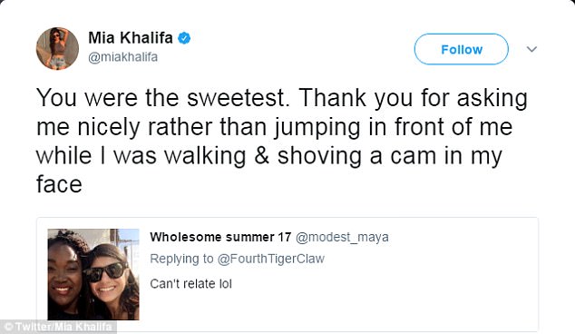 Mia Khalifa Punched A Fan In The Face For Taking A Selfie