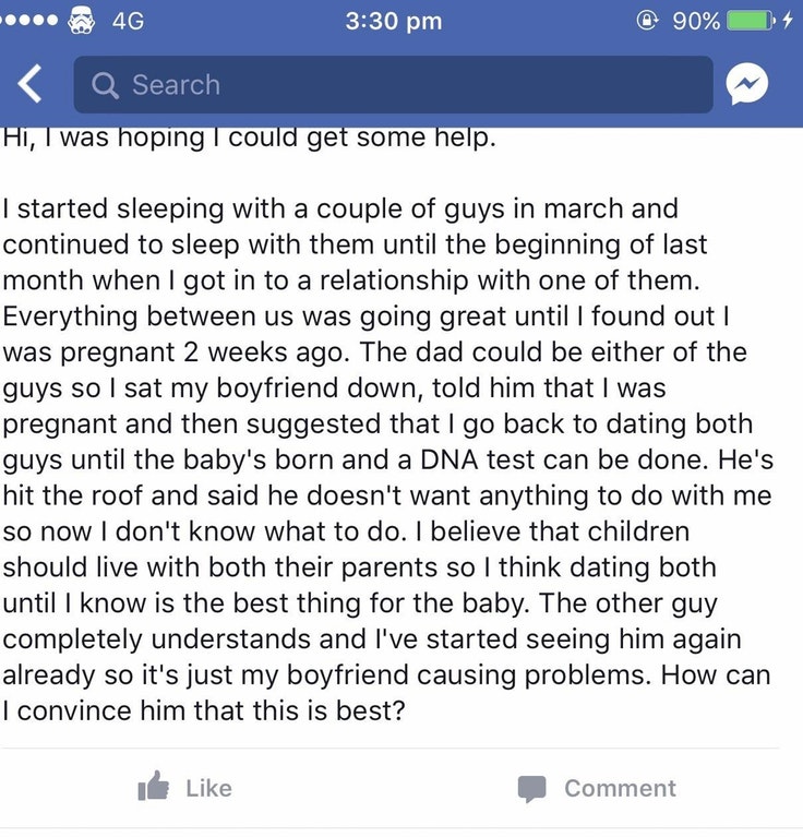 Some People Just Can't Help Airing Out Their Dirty Relationship Laundry On Facebook For All To See