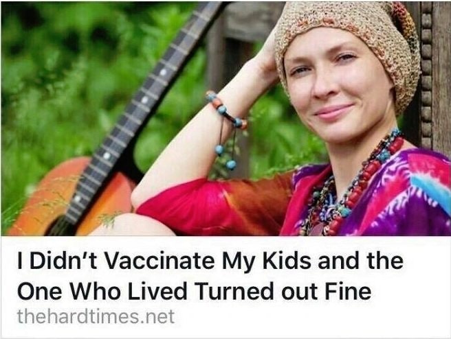 didn t vaccinate my child - I Didn't Vaccinate My Kids and the One Who Lived Turned out Fine thehardtimes.net