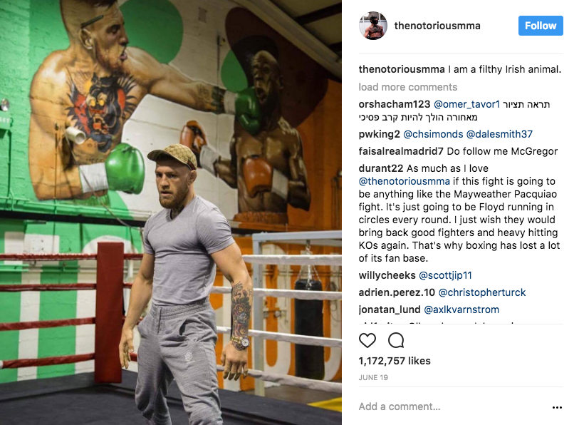 Conor McGregor Trolls Floyd Mayweather With A Custom Made F-U Suit