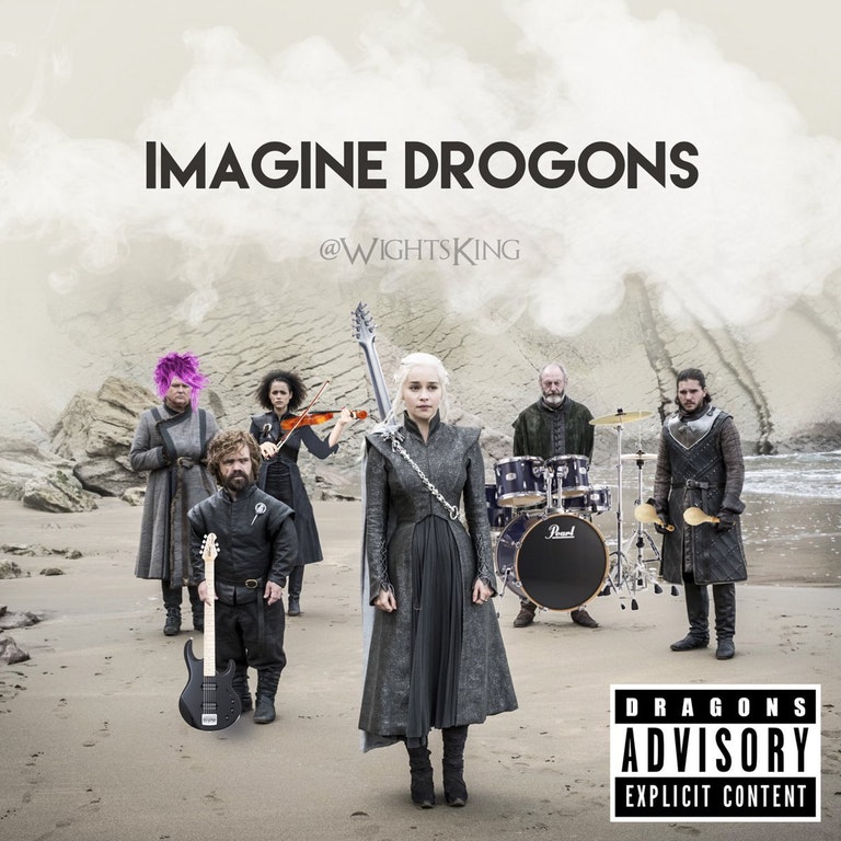 game of thrones meme band - Imagine Drogons Per! Dragons Advisory Explicit Content