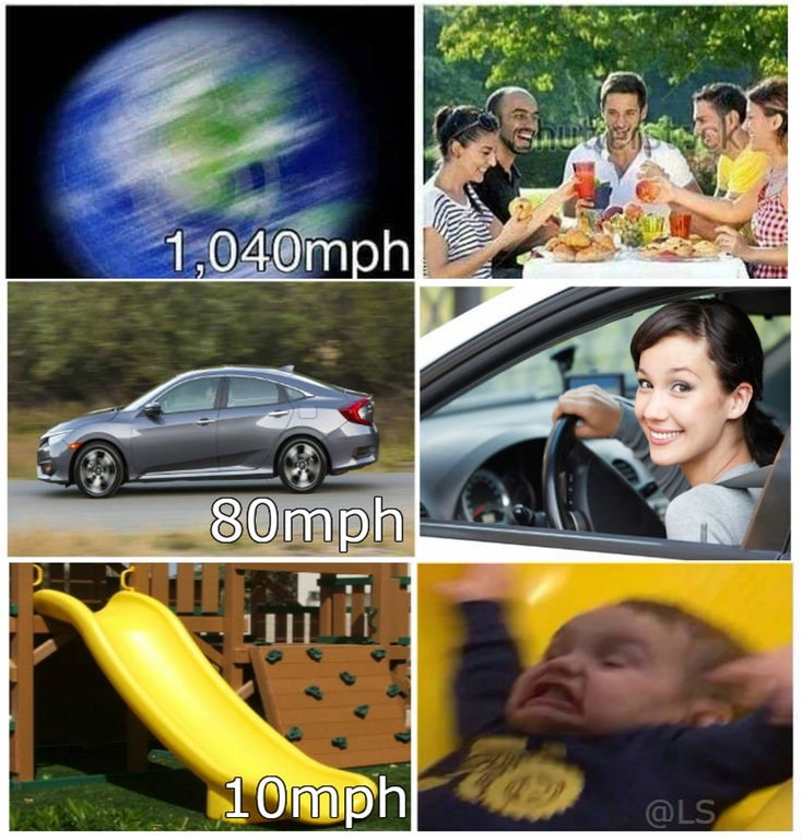 memes - mph earth meme - shuleni 1,040mph 80mph 10mph