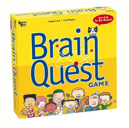 Brain Quest is great roadtrip game and fun way to learn some possibly outdated facts.   <br/><br/> You can pick this up at  <a href="https://amzn.to/2sjmoJC">Amazon for about $33.00</a>.