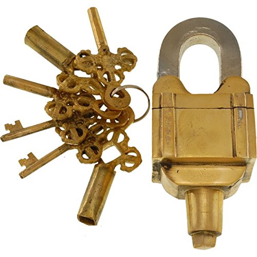 This 6 key trick padlock is a both a puzzle and working padlock that you can use in your everyday life.  <br/><br/> You can pick this up at  <a href="https://amzn.to/2LO9lYt" target="_blank">Amazon for about $45.00</a>.