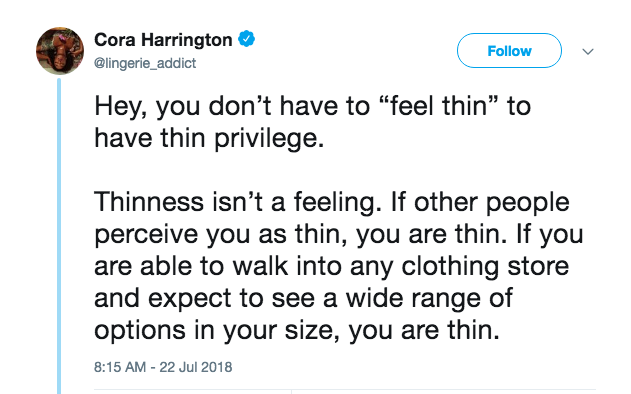 The Internet Is Divided Over The Idea Of 'Thin Privilege'