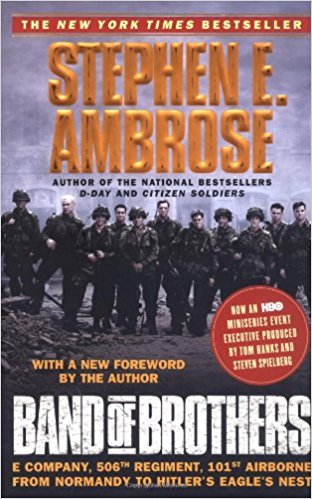 Stephen E. Ambrose's <a href="https://amzn.to/2M4AQ3d" target="_blank">Band Of Brothers</a> is book that inspired Steven Spielberg's acclaimed TV series, produced by Tom Hanks and starring Damian Lewis. In Band of Brothers, Stephen E. Ambrose pays tribute to the men of Easy Company, a crack rifle company in the US Army.