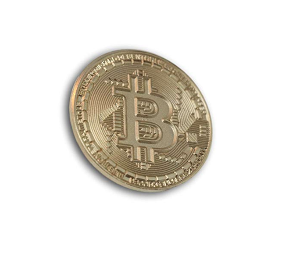 If you're too poor to buy actual Bitcoins, don't worry, because this <a href="https://amzn.to/2wndrjZ" target="_blank">Bitcoin Pin</a> is cheap and will never lose or gain value! 