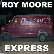 Roy Moore 2020 memes - commercial vehicle - Roy Moore Free Candy Express