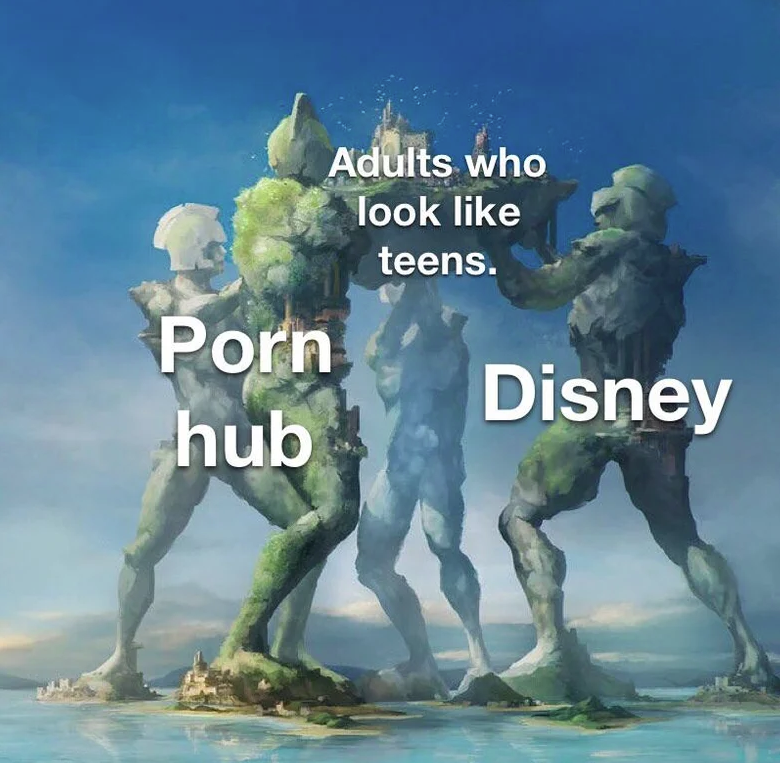 fantasy castle in the sky - Adults who look teens. Porn hub Disney