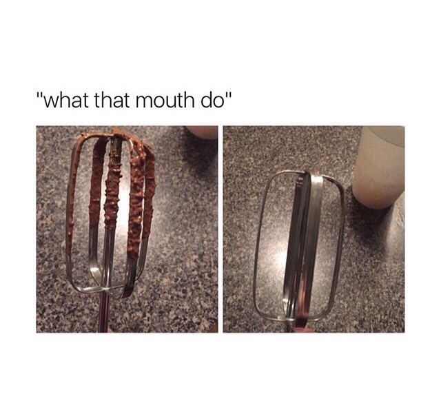 licking pudding cup meme -