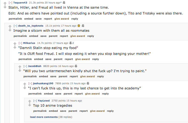 ask reddit - Stalin, Hitler, and Freud all lived in Vienna at the same time. Edit And as others have pointed out including a source further down, Tito and Trotsky were also there. permalink embed save report give award