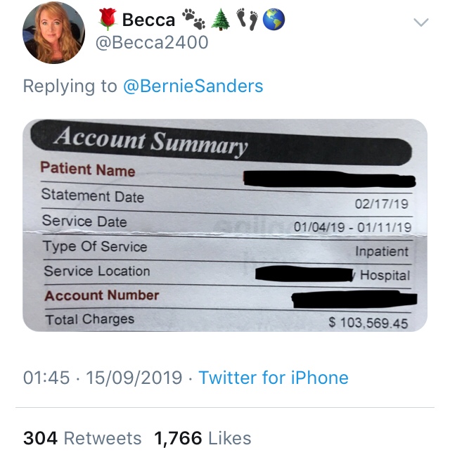 Becca All Sanders Account Summary Patient Name Statement Date Service Date Type Of Service Service Location Account Number Total Charges 021719 010419 011119 Inpatient Hospital $ 103,569.45 15092019