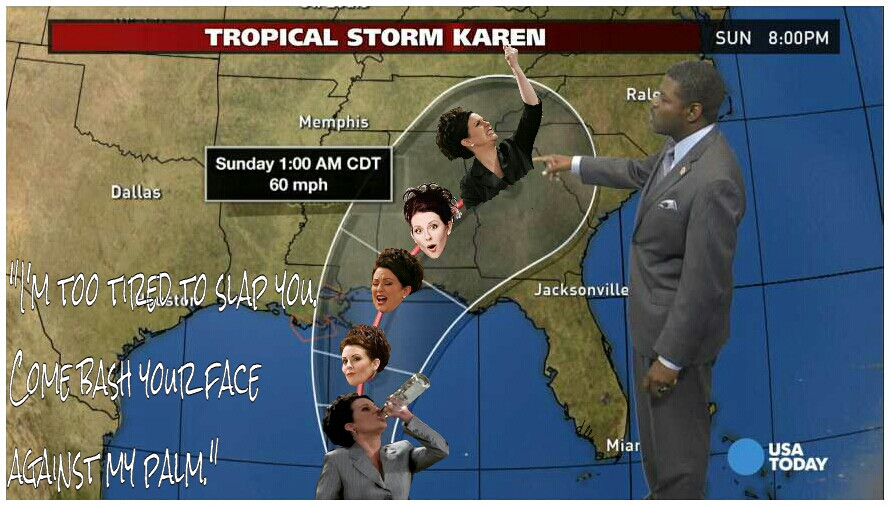 tropical storm karen memes - Tropical Storm Karen Sun Pm Rale Memphis Sunday