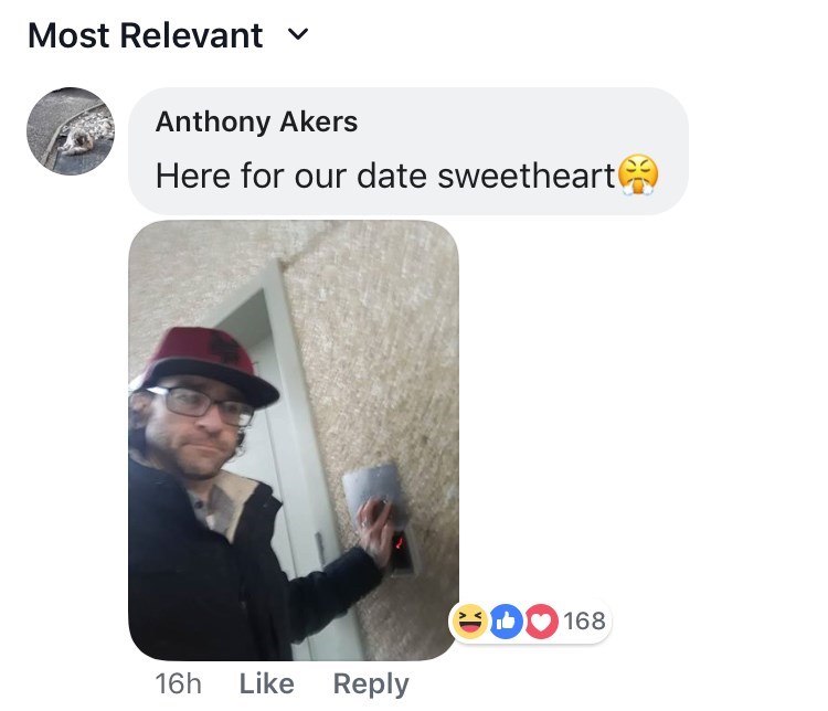 Police - Most Relevant v Anthony Akers Here for our date sweethearts D168 16h