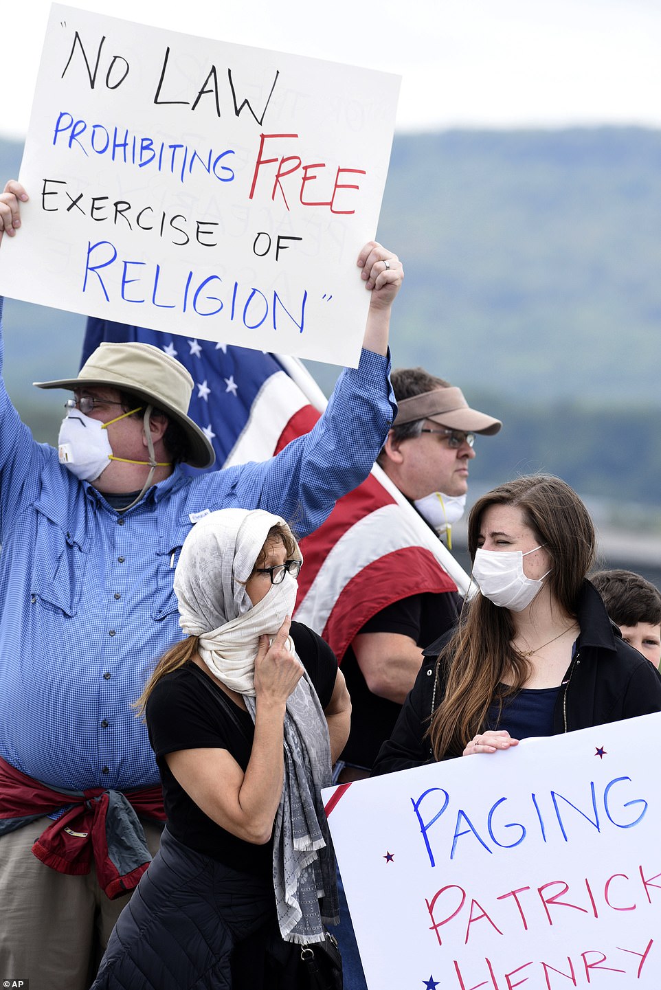 protest - No Law Prohibiting Free Exercise Of Religion" .Paging Patrick Thenry Ap