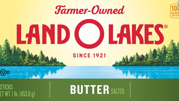 land o lakes new logo - FarmerOwned Calorie Per Tbs Lando Lakes Since 1921 Od Stores , 46362 Butter Salted