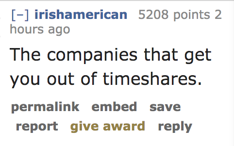 angle - irishamerican 5208 points 2 hours ago The companies that get you out of time. permalink embed save report give award