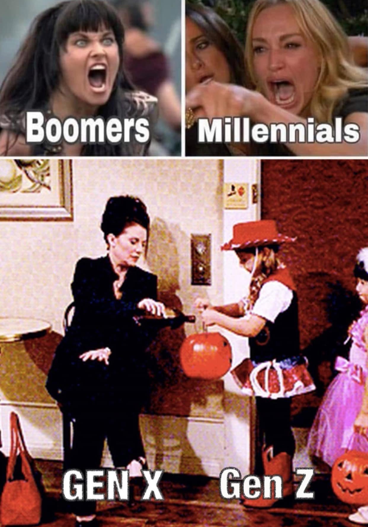 boomer millennial gen x meme - Boomers Millennials Gen X Gen Z