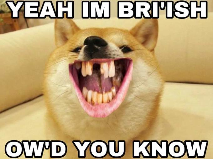 yeah im british meme - Yeah Im Bri Ish Ow'D You Know