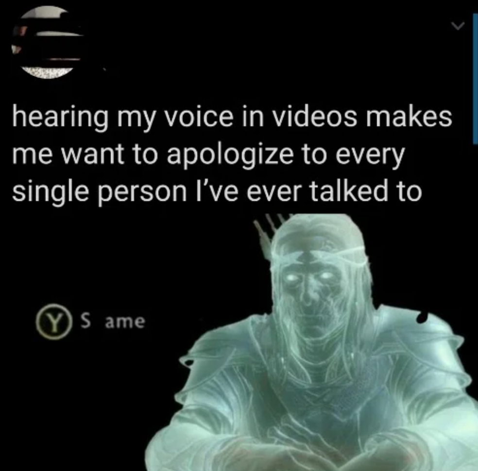 no nut november porn hub meme - hearing my voice in videos makes me want to apologize to every single person I've ever talked to s ame