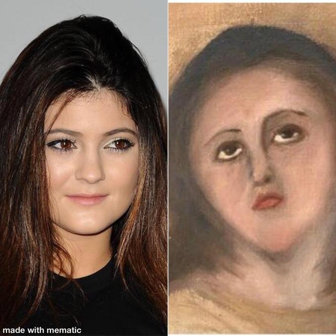kylie jenner before and after - made with mematic