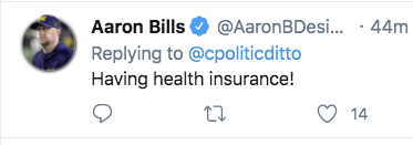 diagram - Aaron Bills ~ ... 44m Having health insurance! 22 14