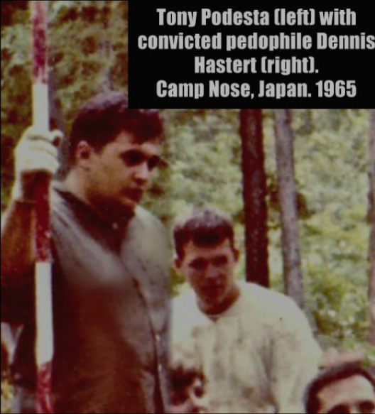 john podesta pedophile - Tony Podesta left with convicted pedophile Dennis Hastert right. Camp Nose, Japan. 1965